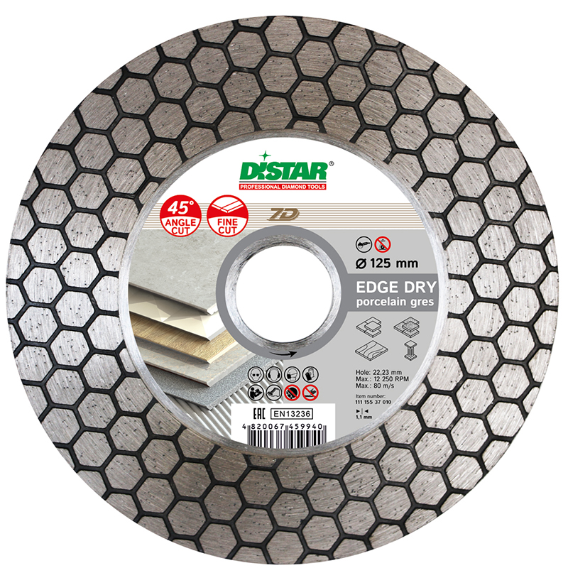 Алмазный диск Distar 1A1R 125x1,6x25x22,23 Edge Dry 11115537010