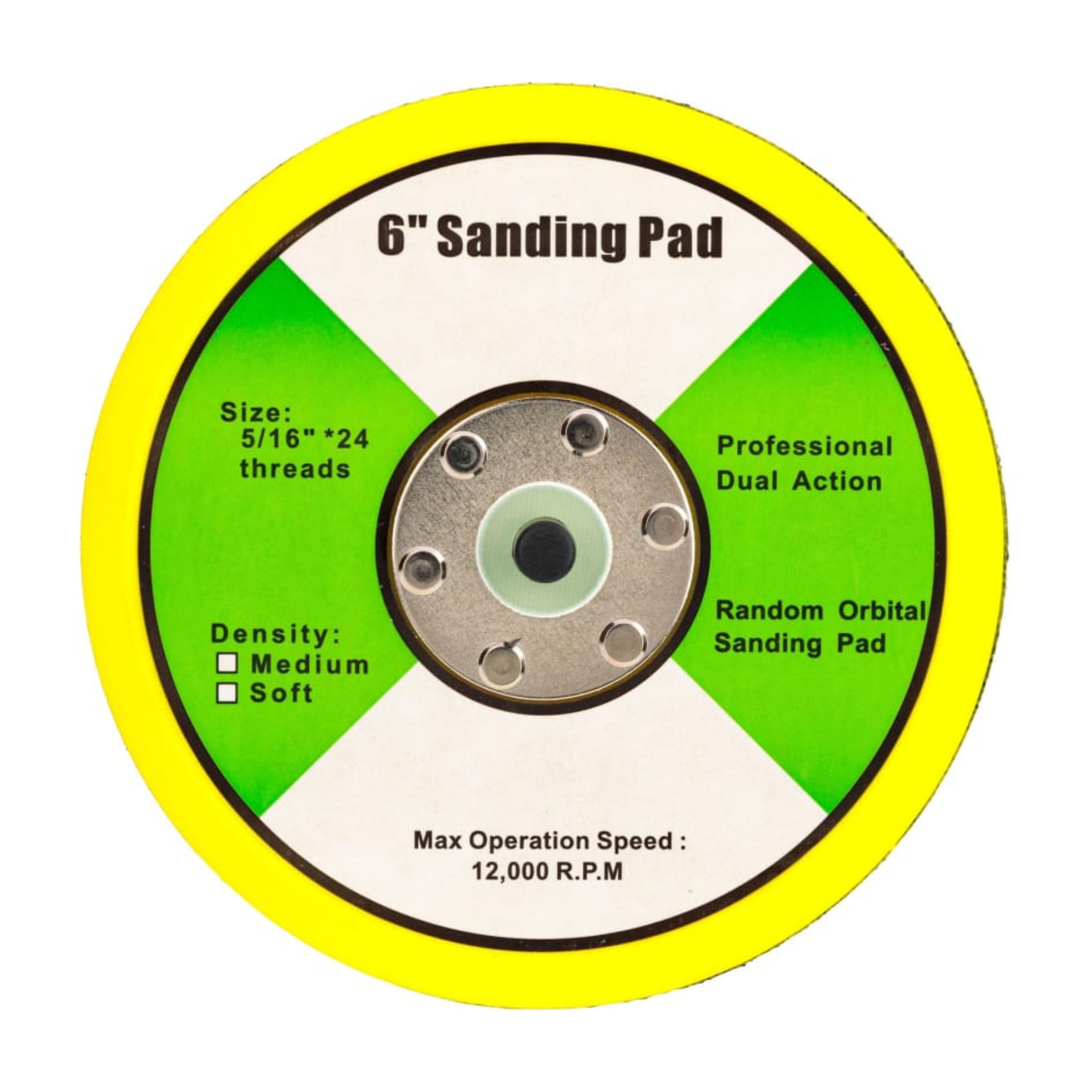 Шлифовальная подошва с липучкой 150D Sanding Pad 6 дюймов EL-ASP0006